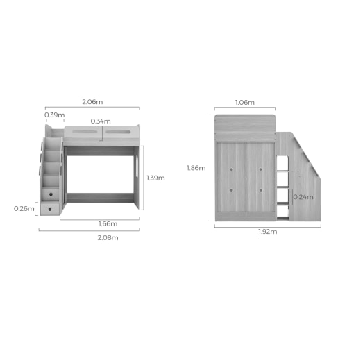 Asten loft bed deals